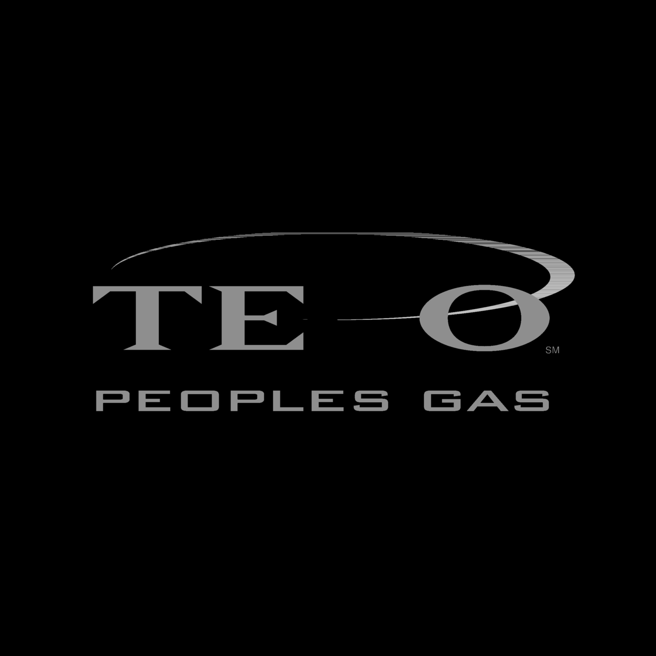 Teco Peoples Gas Logo Black and White Brands Logos