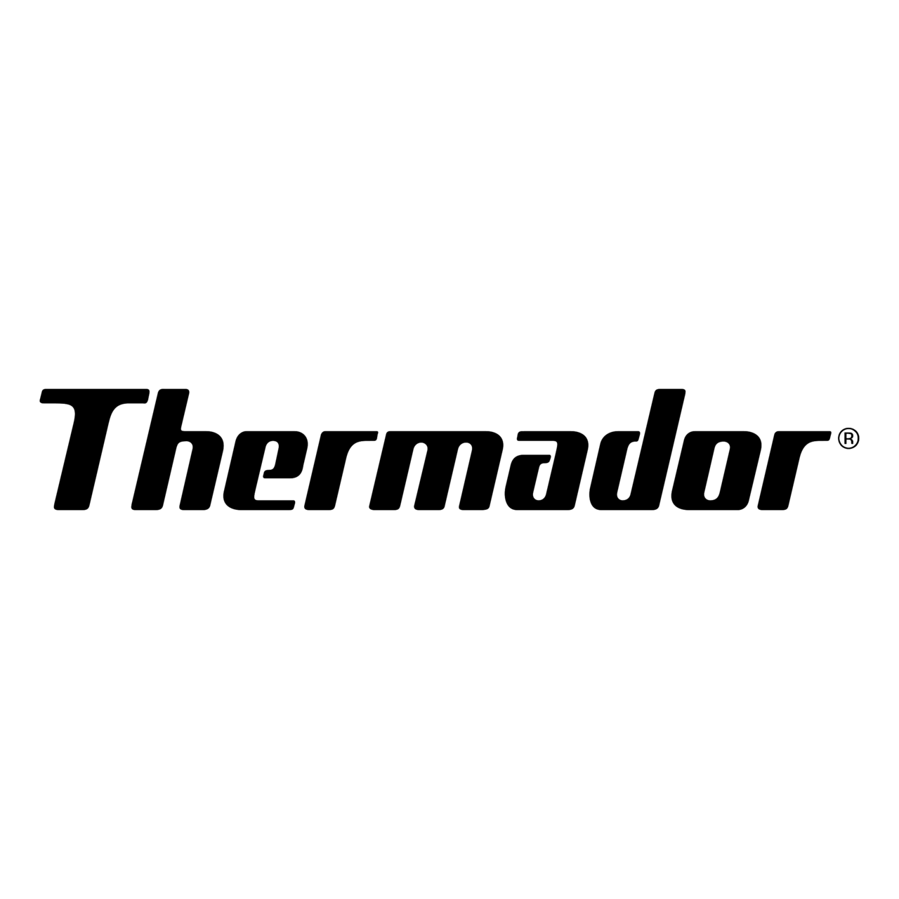Thermador Logo Black and White Brands Logos