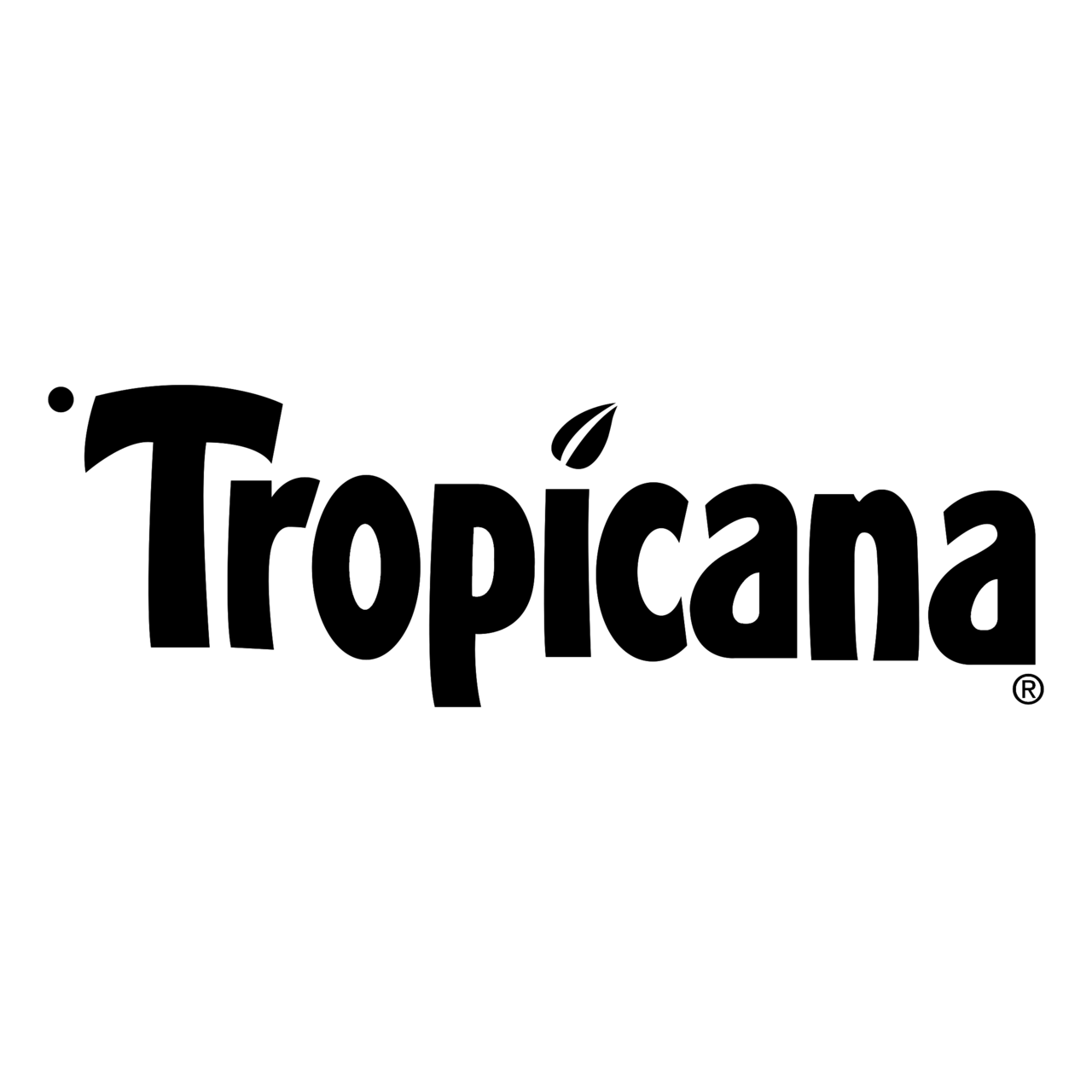 Tropicana Logo Black and White (1) Brands Logos