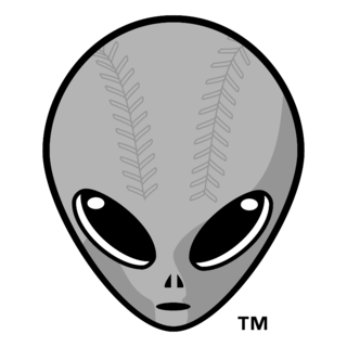Las Vegas 51s Logo Black and White