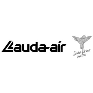 Lauda Air Logo Black and White
