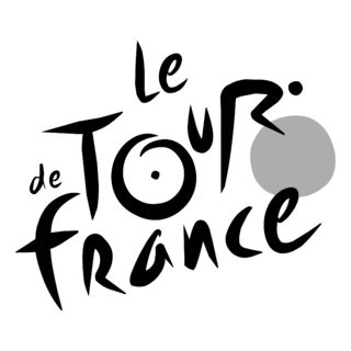 Le Tour de France Logo Black and White