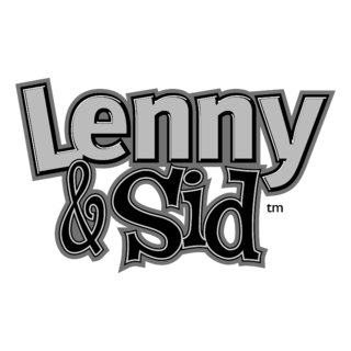Lenny & Sid Logo Black and White