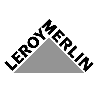 Leroy Merlin Logo Black and White