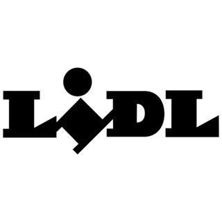 Lidl Supermarkets Logo Black and White