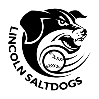 Lincoln Saltdogs Logo Black and White