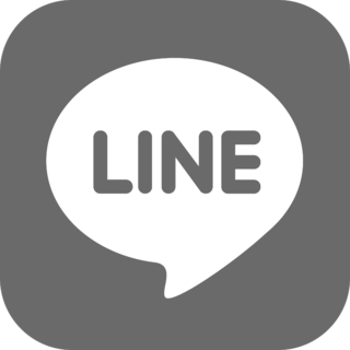 Line Messenger Logo Black and White