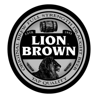 Lion Brown Logo Black and White