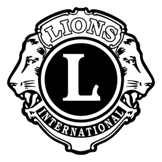 Lions International Logo Black and White