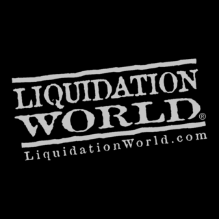 Liquidation World Logo Black and White