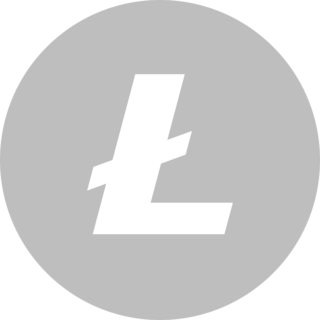 Litecoin Logo Black and White