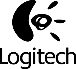 Logitech Logo Black and White