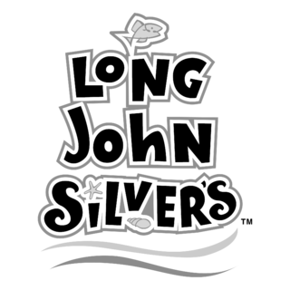 Long John Silver’s Logo Black and White