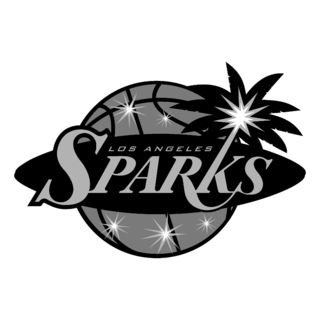 Los Angeles Sparks Logo Black and White