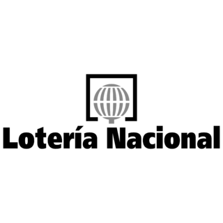 Loteria Nacional Logo Black and White