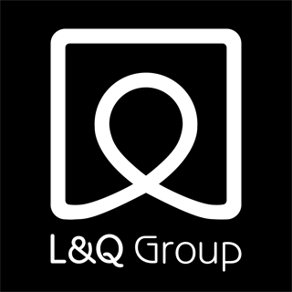 L&Q Group Logo Black and White