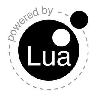 Lua Logo Black and White