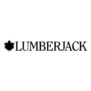 Lumberjack Logo Black and White