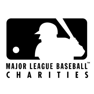 Major League Baseball Charities Logo Black and White
