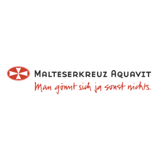 Malteserkreuz Aquavit Logo PNG