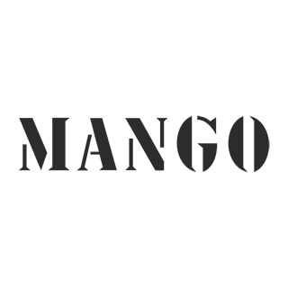 Mango Logo Black and White