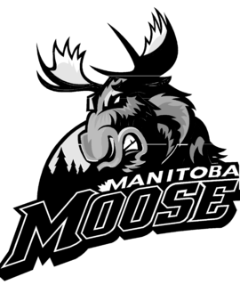 Manitoba Moose Logo Black and White (1)