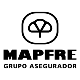 Mapfre Logo Black and White