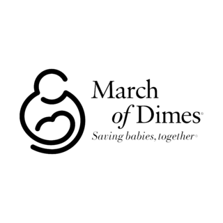 March Of Dimes Logo Black and White