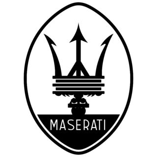 Maserati Logo Black and White