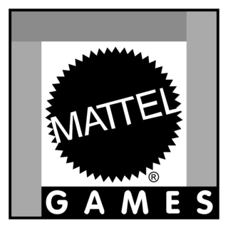 Mattel Games Logo Black and White