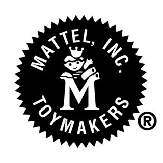 Mattel Toymakers Logo Black and White