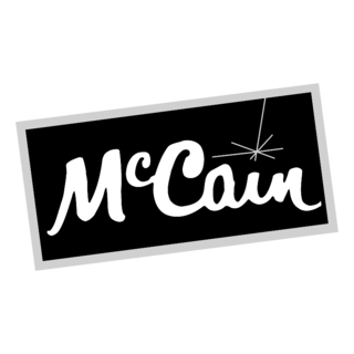 McCain Logo Black and White