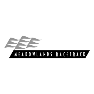 Meadowlands Racetrack Logo Black and White
