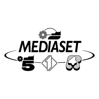 Mediaset Logo Black and White (1)
