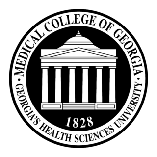 Medical College of Georgia Logo Black and White