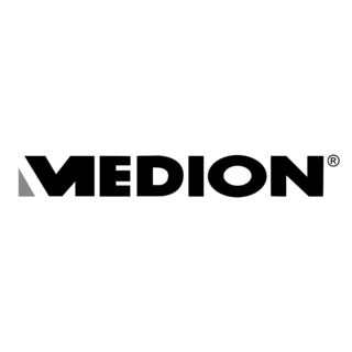 Medion Logo Black and White