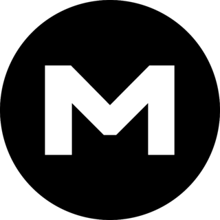 MEGA Icon Logo Black and White