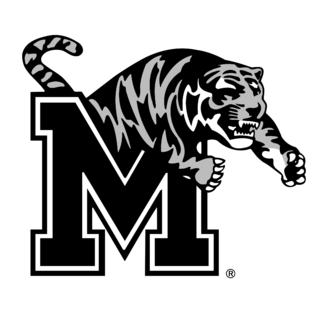 Memphis Tigers Logo Black and White