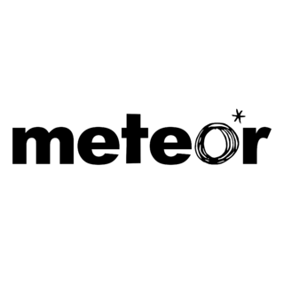 Meteor Logo Black and White