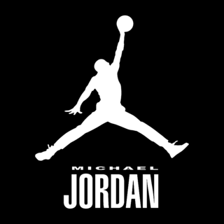 Michael Jordan Logo Black and White