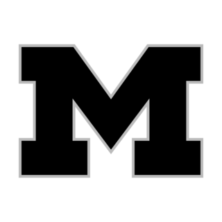 Michigan Wolverines Logo Black and White (2)