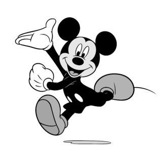 Mickey Mouse Logo Black and White (1)