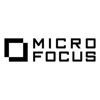 Micro Focus Logo Black and White
