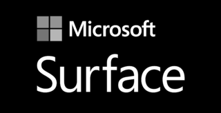 Microsoft Surface Logo Black and White