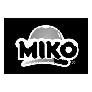 Miko Helados Logo Black and White