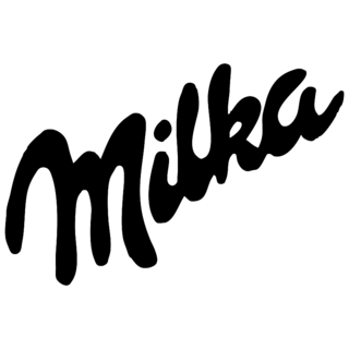 Milka Logo Black and White