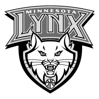 Minnesota Lynx Logo Black and White