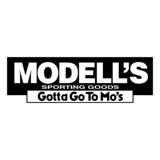 Modell’s Sporting Goods Logo Black and White