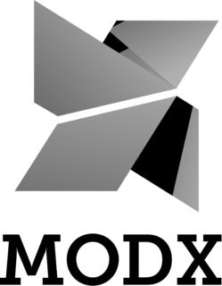 MODX Logo Black and White