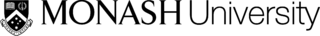 Monash University Logo Black and White